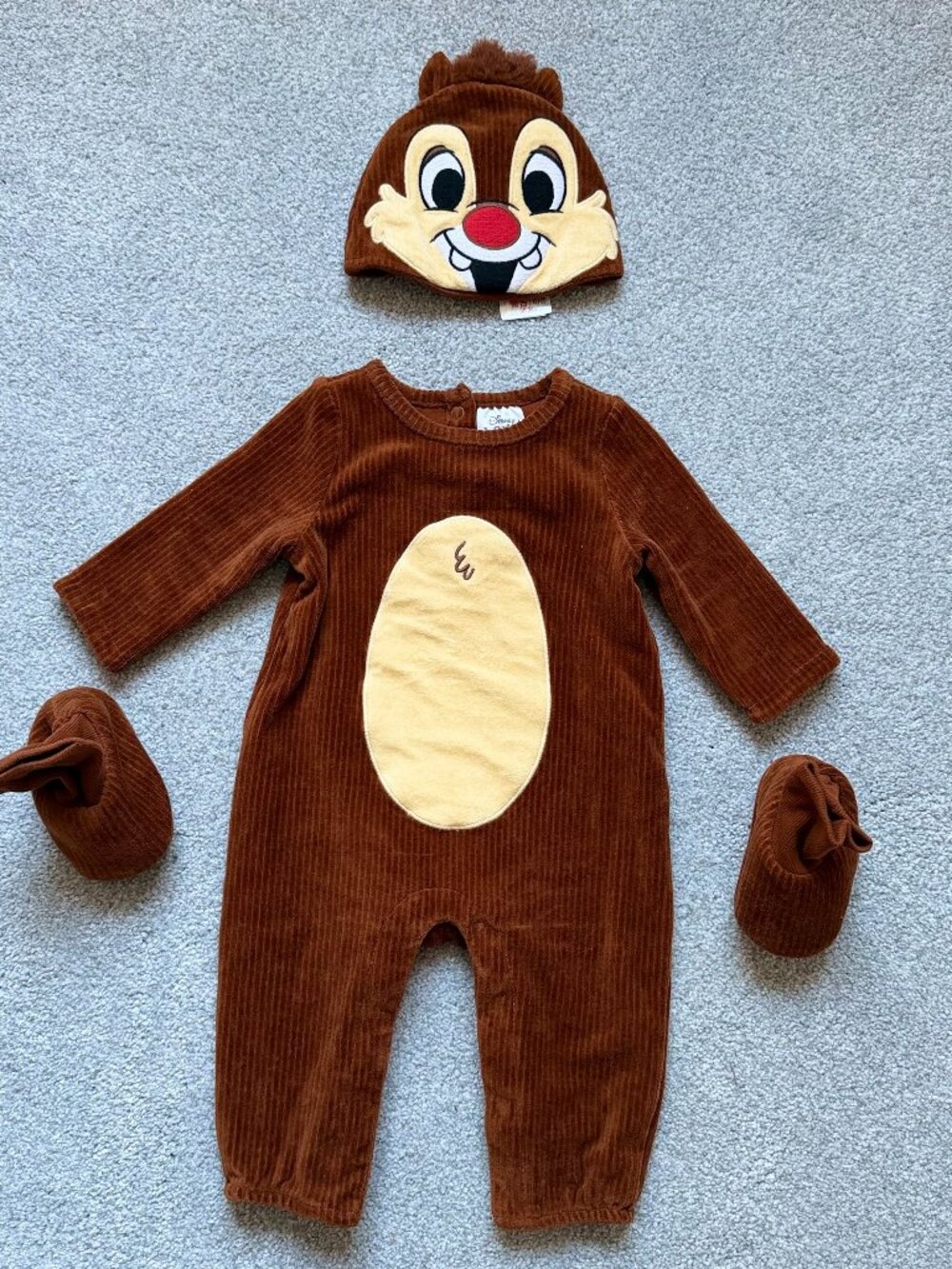 Chip n Dale Costume Full Set 6-9 months